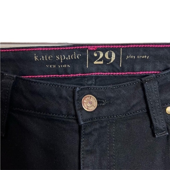KATE SPADE Black Broom Street Jeans Size 29 - Picture 5 of 6